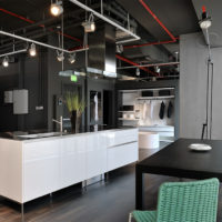 idee di design cucina in stile loft