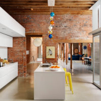 foto di idee cucina in stile loft