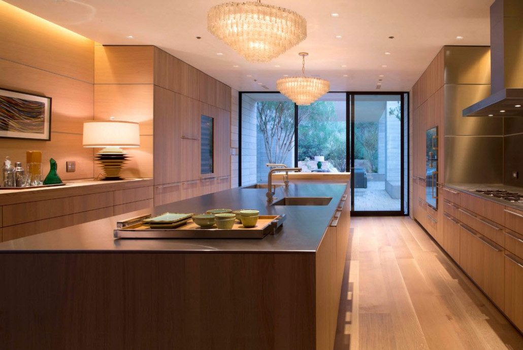 modern wood kitchen