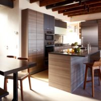 Cucina di design in stile Liberty