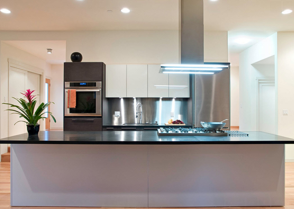 modern kitchen island layout