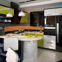 cucina in stile moderno scuro