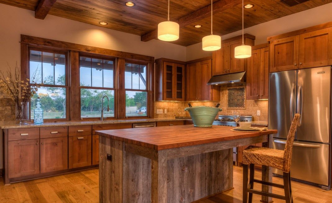 kitchen in a country house