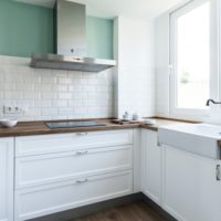 kitchen of 5 square meters with a window