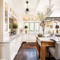 kitchen provence in a country house