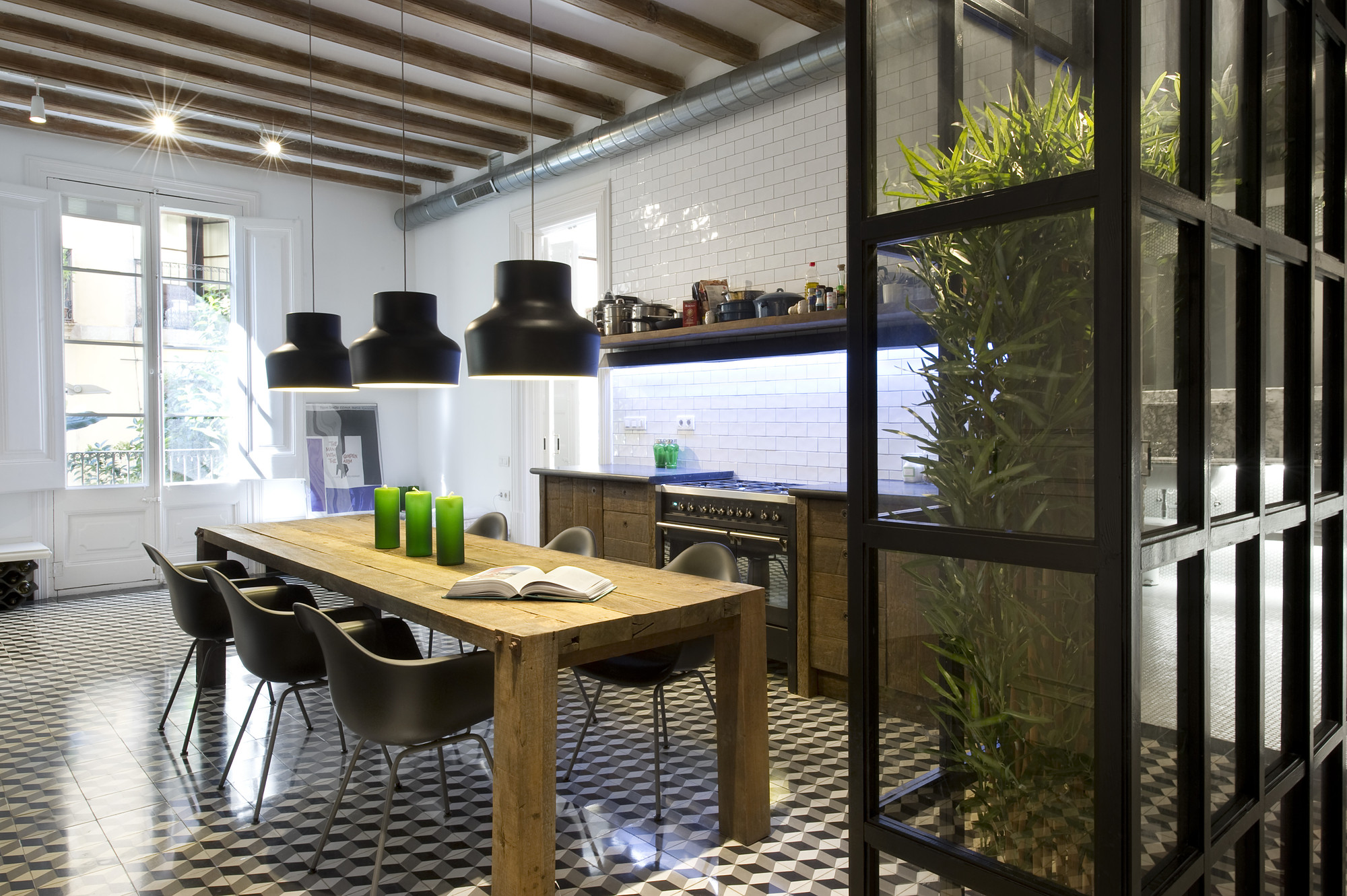 idee di design cucina loft