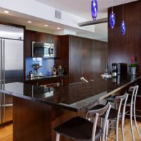 kitchen wenge interior photo