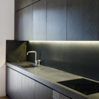 cucina elegante design wengè