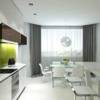 kitchen with bay window photo interior