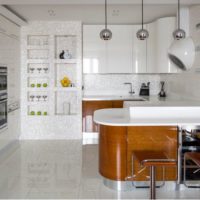 kitchen with ventilation box design photo