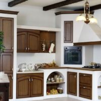 cucina in stile rustico