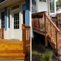 wooden porch