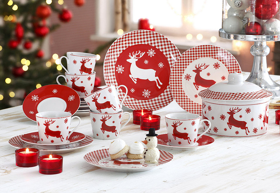 christmas tableware