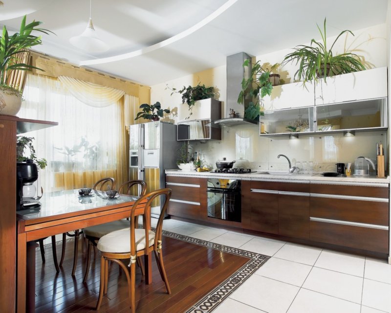 redevelopment of the kitchen with a balcony