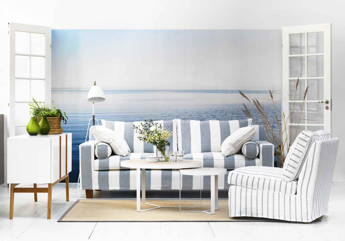 variant of applying light Scandinavian style in the decor