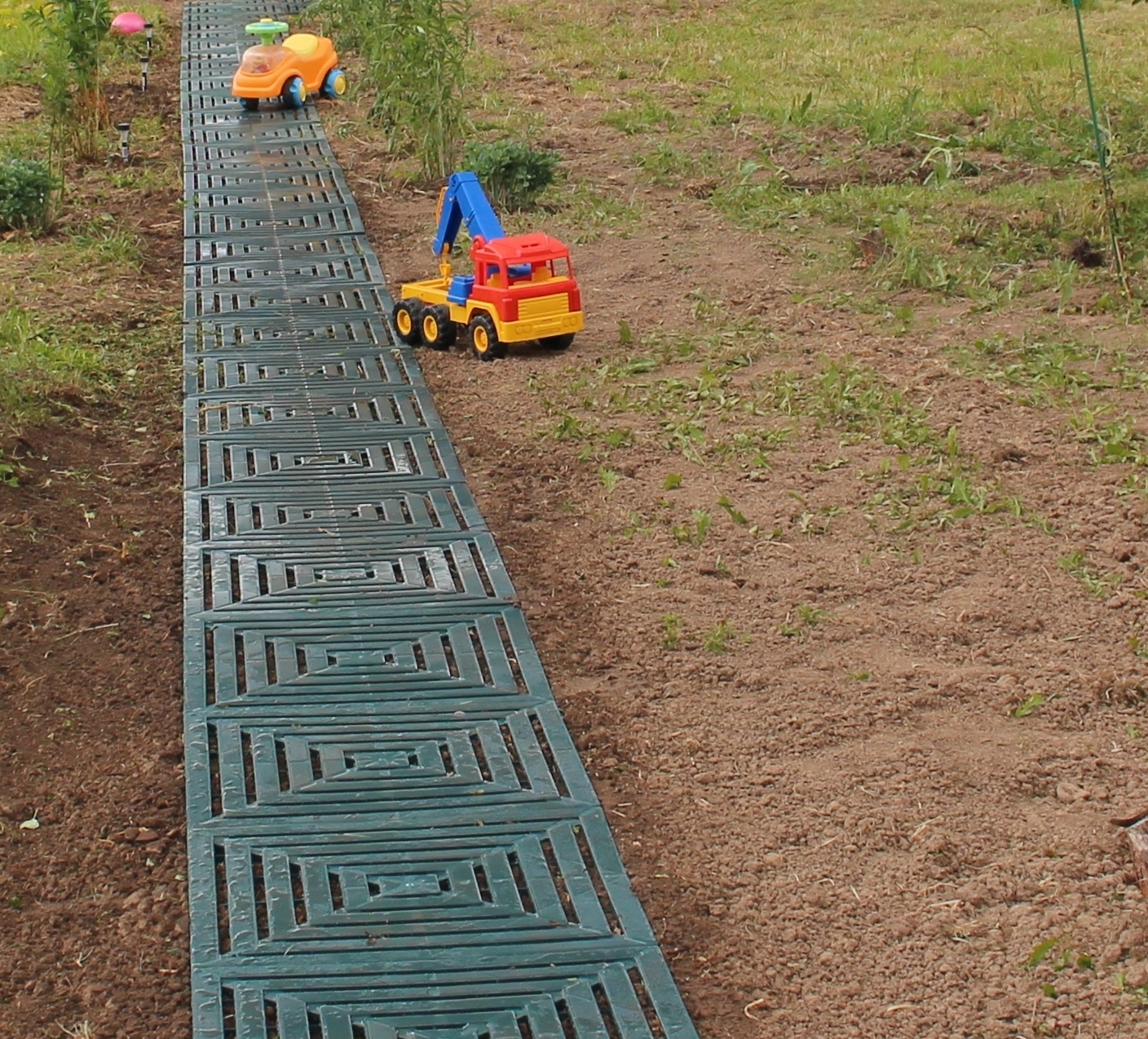 exemple d'utilisation de pistes lumineuses