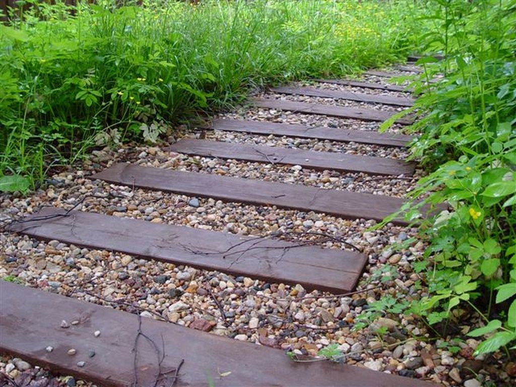 possibilité d'utiliser des allées de jardin insolites