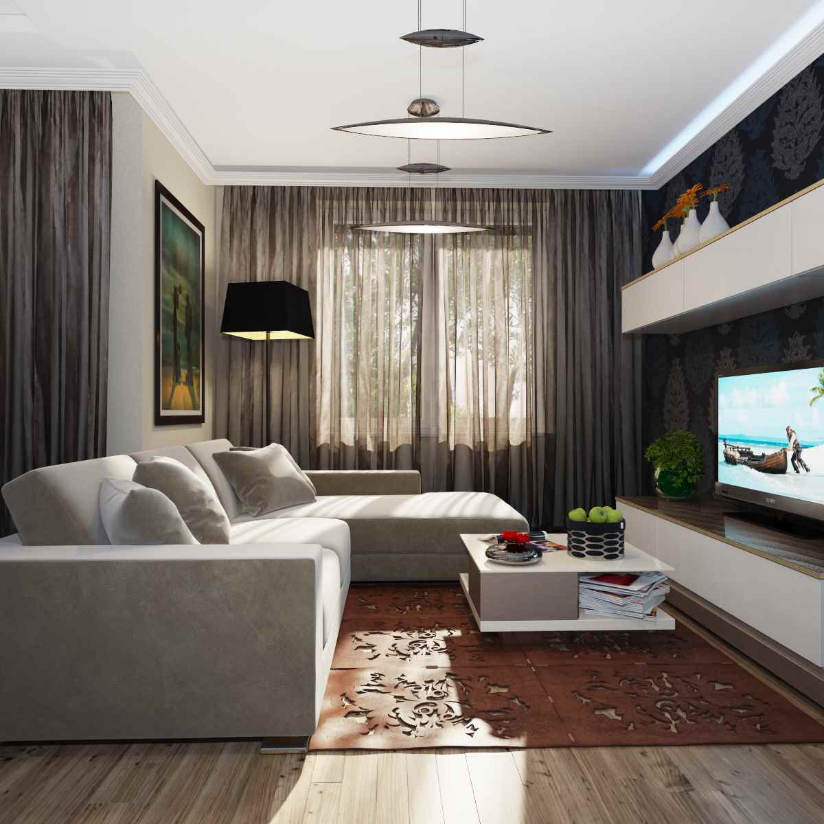 idée d'une chambre lumineuse décor 12 m²