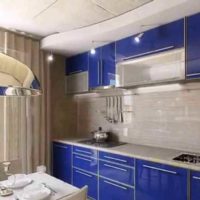 idea dapur dalaman yang cerah pada 10 sq.m. n siri 44 gambar