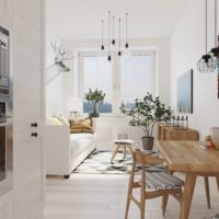 piccolo appartamento in stile scandinavo