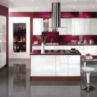 kitchen 3 sq. meter white cherry