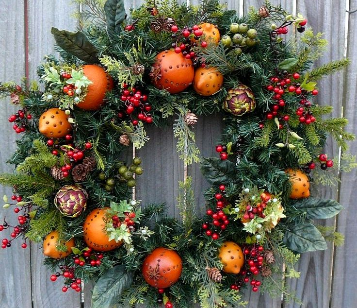 conifer christmas wreath