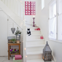 modern design stairs in the house