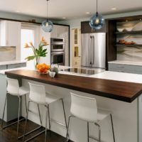 modern design kitchen wenge