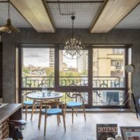 loft style in a small apartment