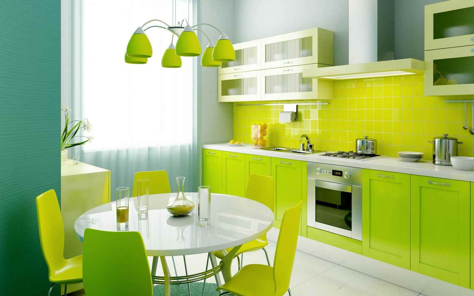 idea dapur gaya cerah 12 sq.m