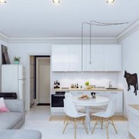 variante d'un beau décor de cuisine photo 7 m²