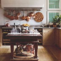 variant of an unusual decor of a kitchen in a rustic style picture