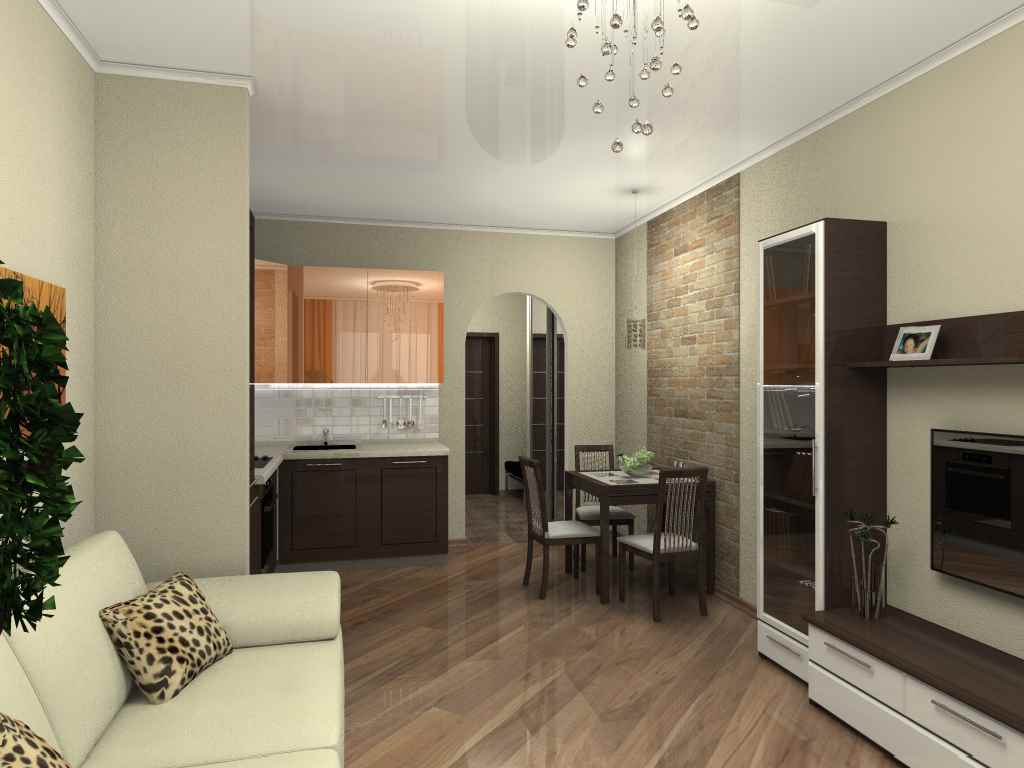 Ideja o svijetlom dekoru studio apartmana od 26 četvornih metara