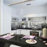 variante du beau style de la cuisine 7 m² image