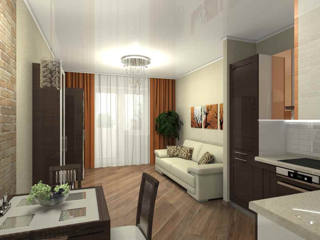 idea sebuah apartmen studio dalaman terang 26 meter persegi