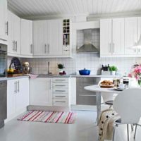 idea di un bellissimo appartamento interno in stile scandinavo