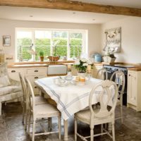 kitchen design with country window