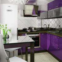 cucina di design elegante 6 mq