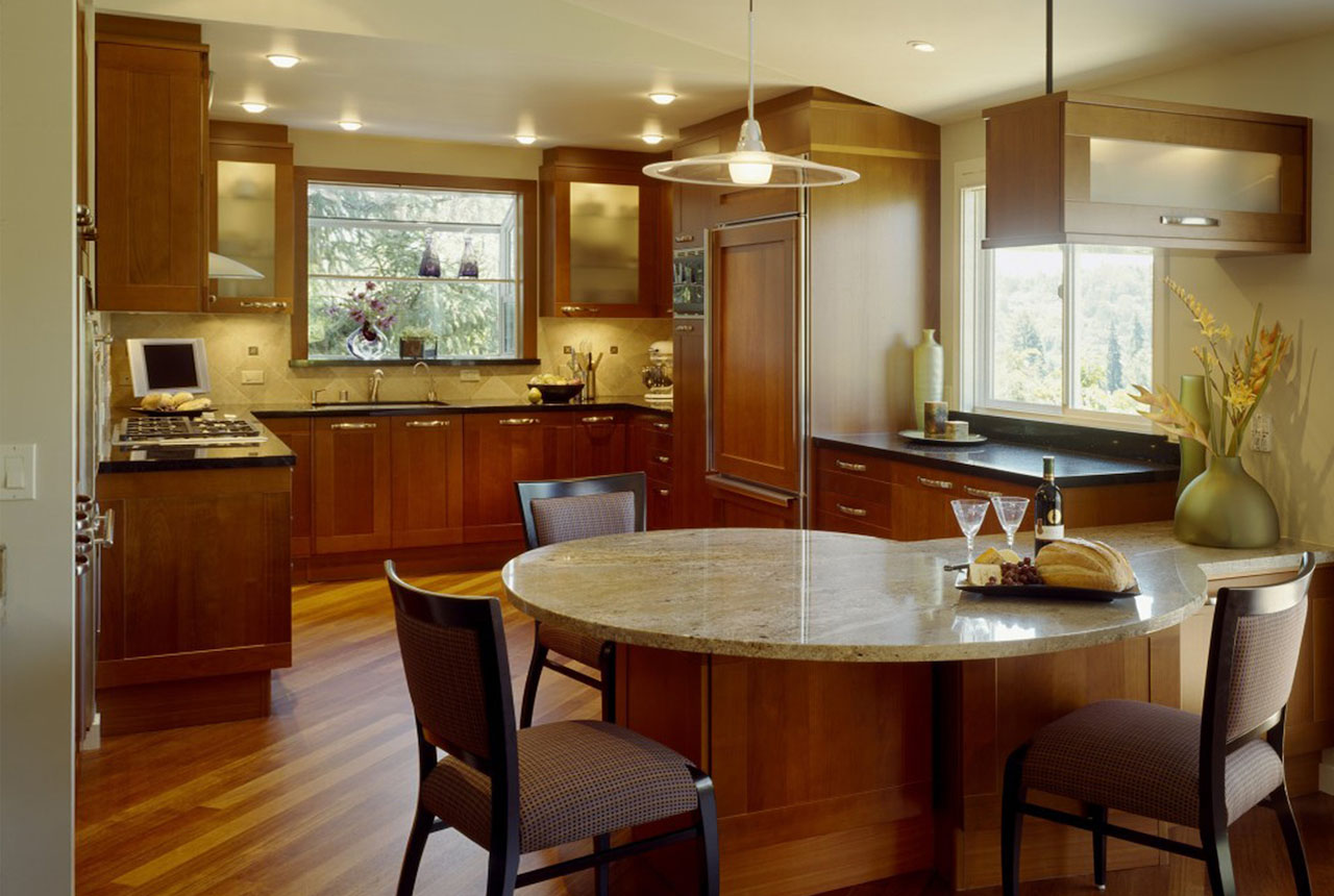 design of a small dining room kitchen