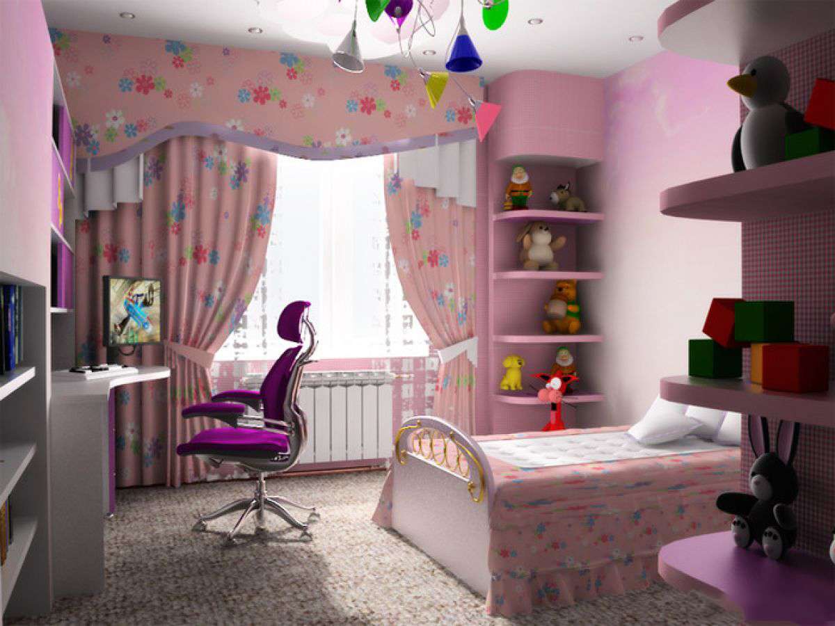 décor de chambre d'enfants