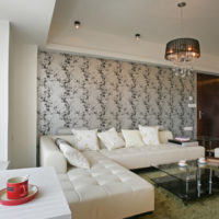 design wallpaper combination photo living room