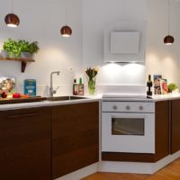 cucina design senza arredamento pensili superiori