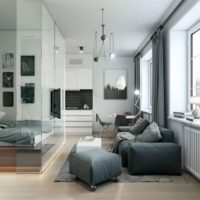 apartment design 33 m2 photo