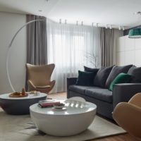 apartment design 42 meters photo