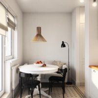 one-room apartment design 45 sq m photo