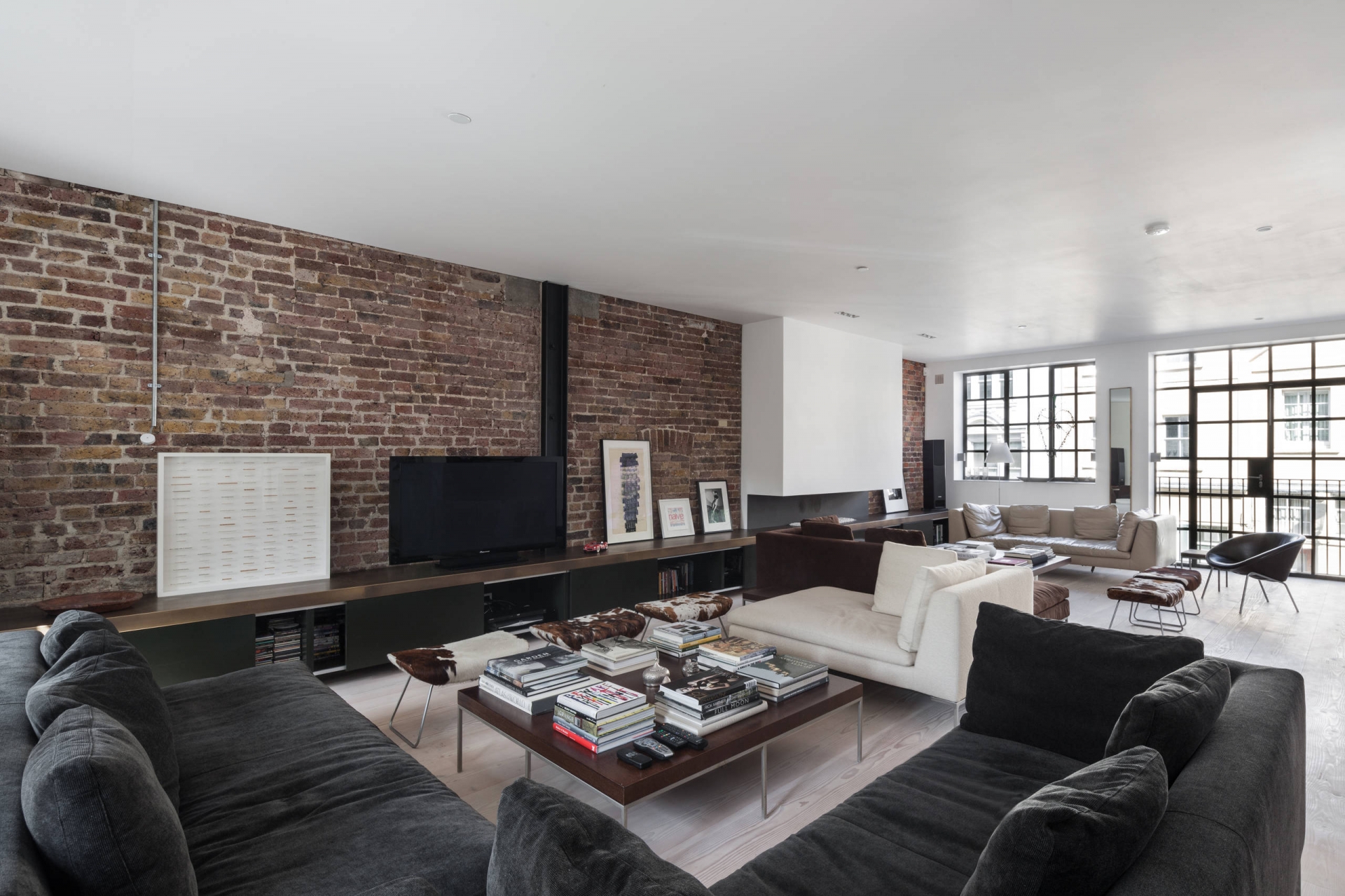 ceiling in the living room loft