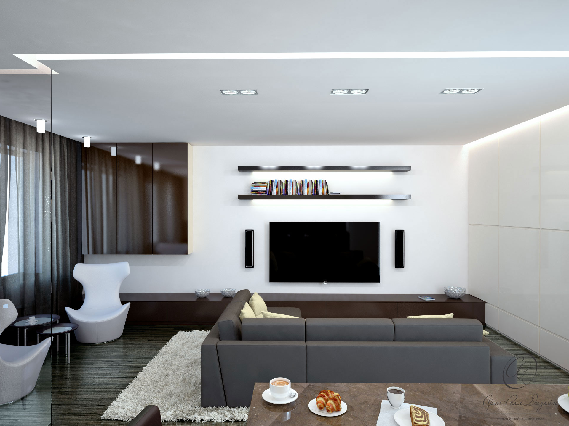 soffitto minimalista