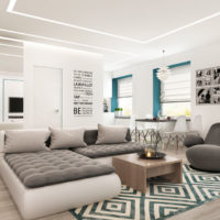 dizajn studio apartmana za obitelj od 36 m2