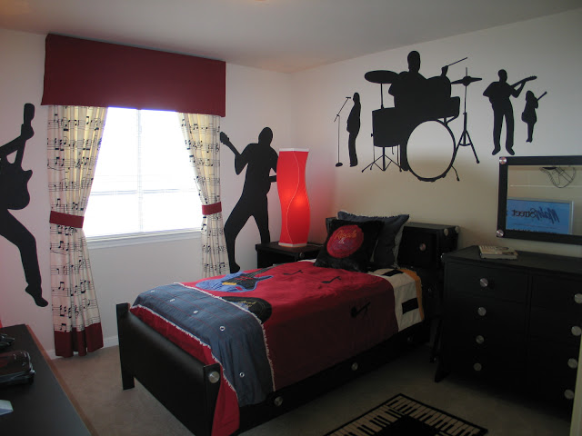 chambre de style rock