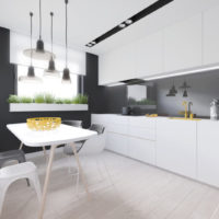 cucina in idee di design di Krusciov